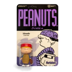 SUPER7 Peanuts ReAction Figure - Baseball Schroeder