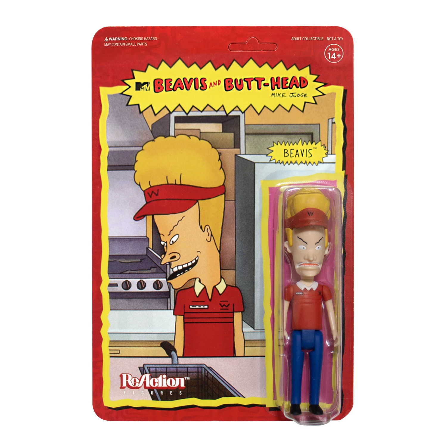 SUPER7 Beavis And Butt-Head ReAction Figure - Burger World Beavis 3 SUPER7 Beavis And Butt-Head ReAction Figure - Burger World Beavis