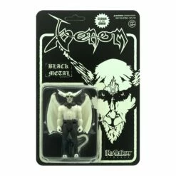 SUPER7 Venom ReAction Figure - Black Metal (Glow In The Dark)