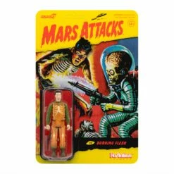 SUPER7 Mars Attacks ReAction Figure - Burning Flesh