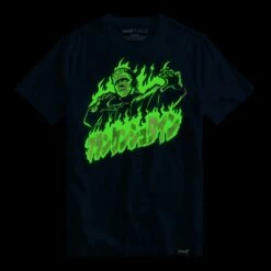 SUPER7 Universal Monsters Frankenstein Fire T-shirt 7 SUPER7 Universal Monsters Frankenstein Fire T-shirt -SUPER7 SHOP AC FrankensteinFireTee Blacklight 2048
