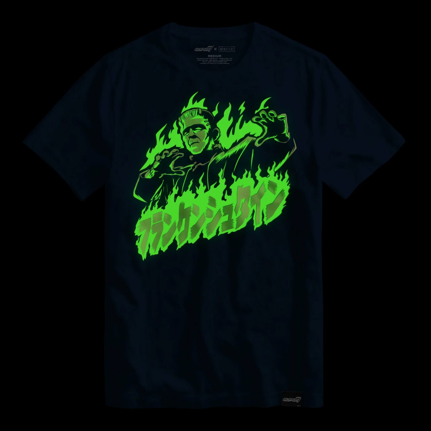 SUPER7 Universal Monsters Frankenstein Fire T-shirt 5 SUPER7 Universal Monsters Frankenstein Fire T-shirt - Image 3