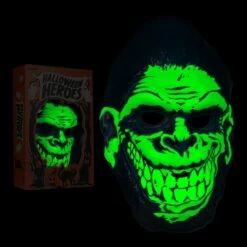 SUPER7 Gorilla Biscuits Mask - Gorilla (Glow) -SUPER7 SHOP AC GorillaBiscuits Mask Glow Package Graphic Glowing 2048