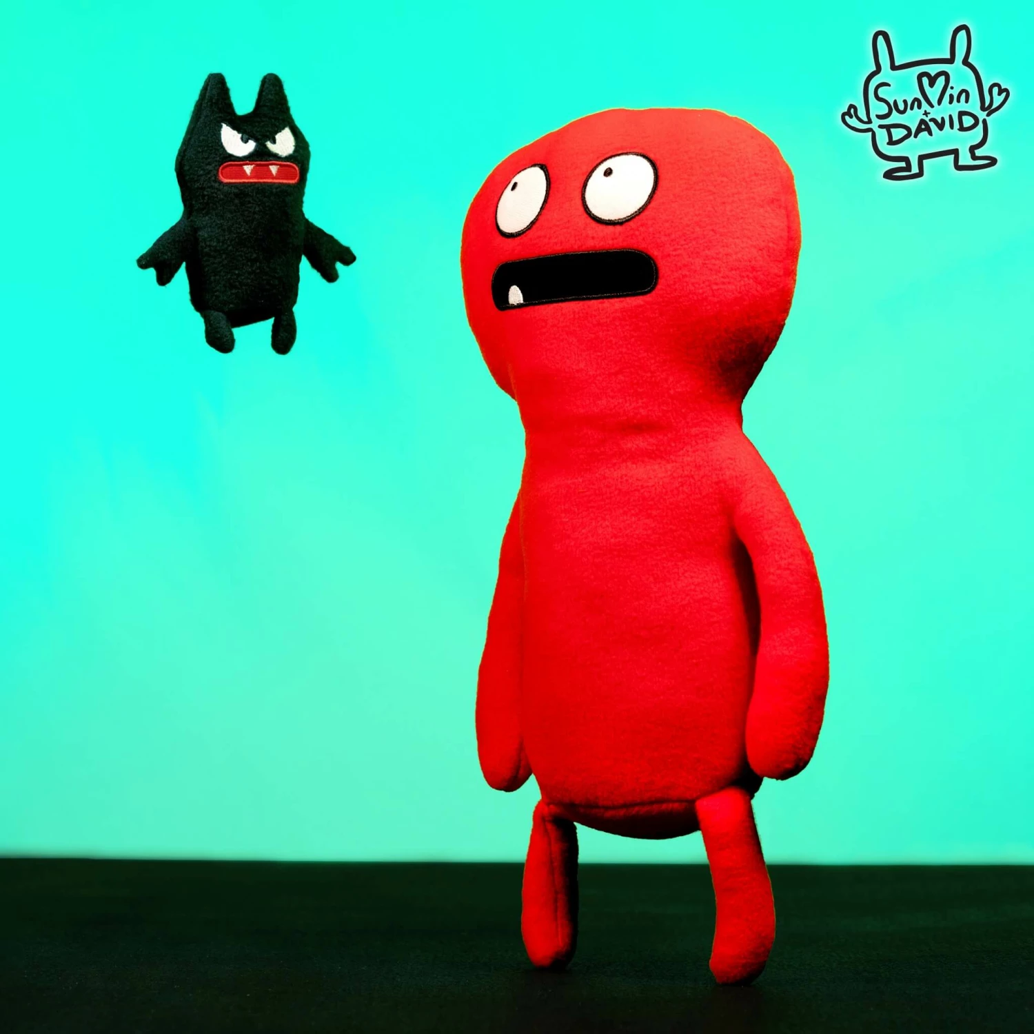 SUPER7 OK GUYS Plush - Red Candle And Energy Vampire 4 SUPER7 OK GUYS Plush - Red Candle And Energy Vampire - Image 2