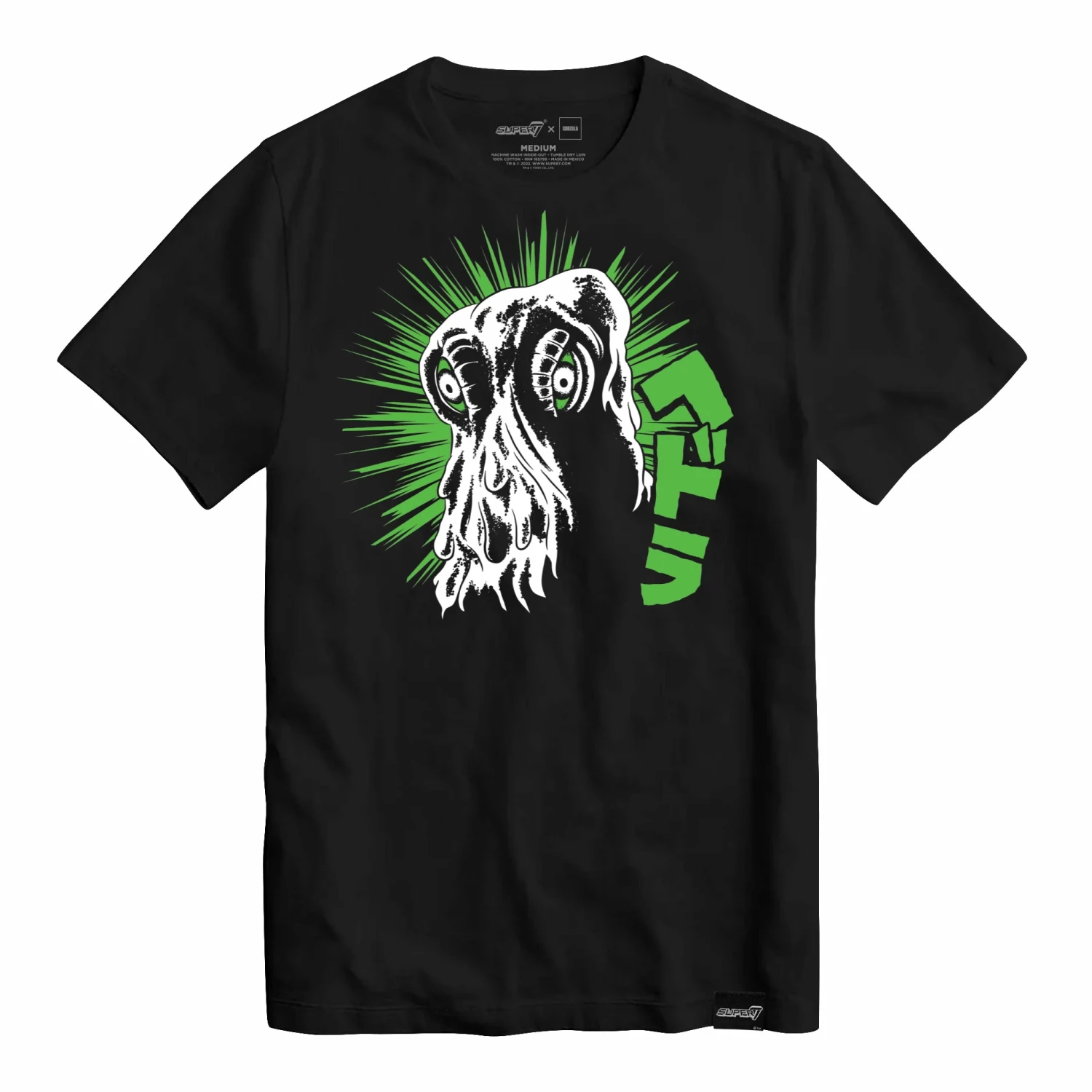SUPER7 Toho Hedorah Glow Cardback Art T-shirt 3 SUPER7 Toho Hedorah Glow Cardback Art T-shirt