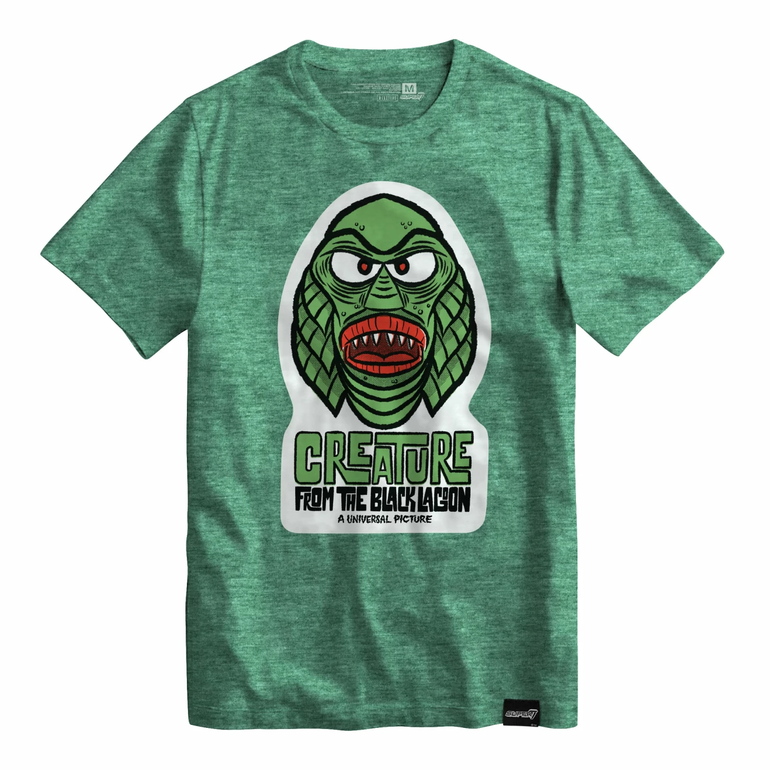 SUPER7 Universal Monsters T-Shirt - FreakyFaces Creature From The Black Lagoon 3 SUPER7 Universal Monsters T-Shirt - FreakyFaces Creature From The Black Lagoon