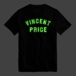 SUPER7 Vincent Price T-Shirt (Glow-In-The-Dark) 5 SUPER7 Vincent Price T-Shirt (Glow-In-The-Dark) -SUPER7 SHOP AC VINCENT PRICE TEE Glowing 2048crop