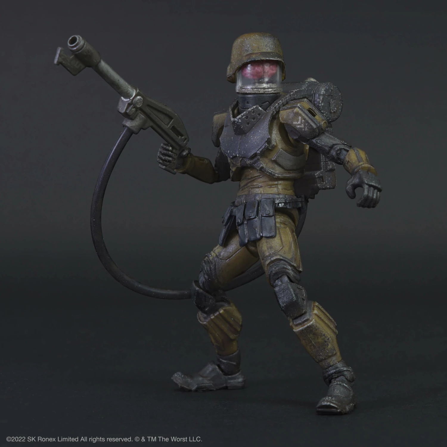 SUPER7 Acid Rain ReAction Figures W1 - Cortex Commander Flame Trooper Marine 8 SUPER7 Acid Rain ReAction Figures W1 - Cortex Commander Flame Trooper Marine - Image 6