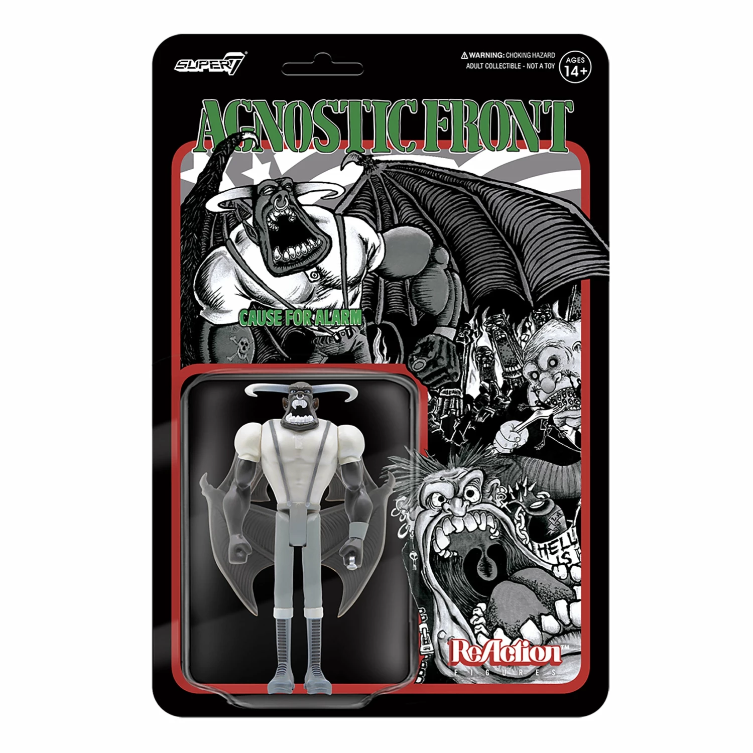 SUPER7 Agnostic Front Reaction Figure - Eliminator (Grayscale) 3 SUPER7 Agnostic Front Reaction Figure - Eliminator (Grayscale)
