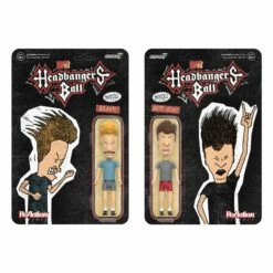 SUPER7 Beavis And Butt-head ReAction Figure - Headbanger's Ball Set Of 2