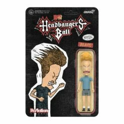 SUPER7 Beavis And Butthead ReAction Wave 3 - Beavis (Headbanger's Ball)