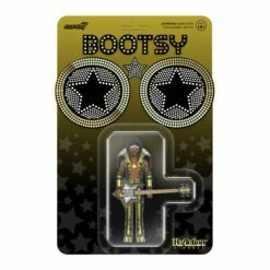 SUPER7 Bootsy Collins ReAction Figures Wave 02 - Bootsy Collins (Black And Gold)