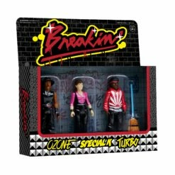 SUPER7 Breakin' ReAction Figures - 3-Pack [Ozone, Special K, Turbo] (Metallic)