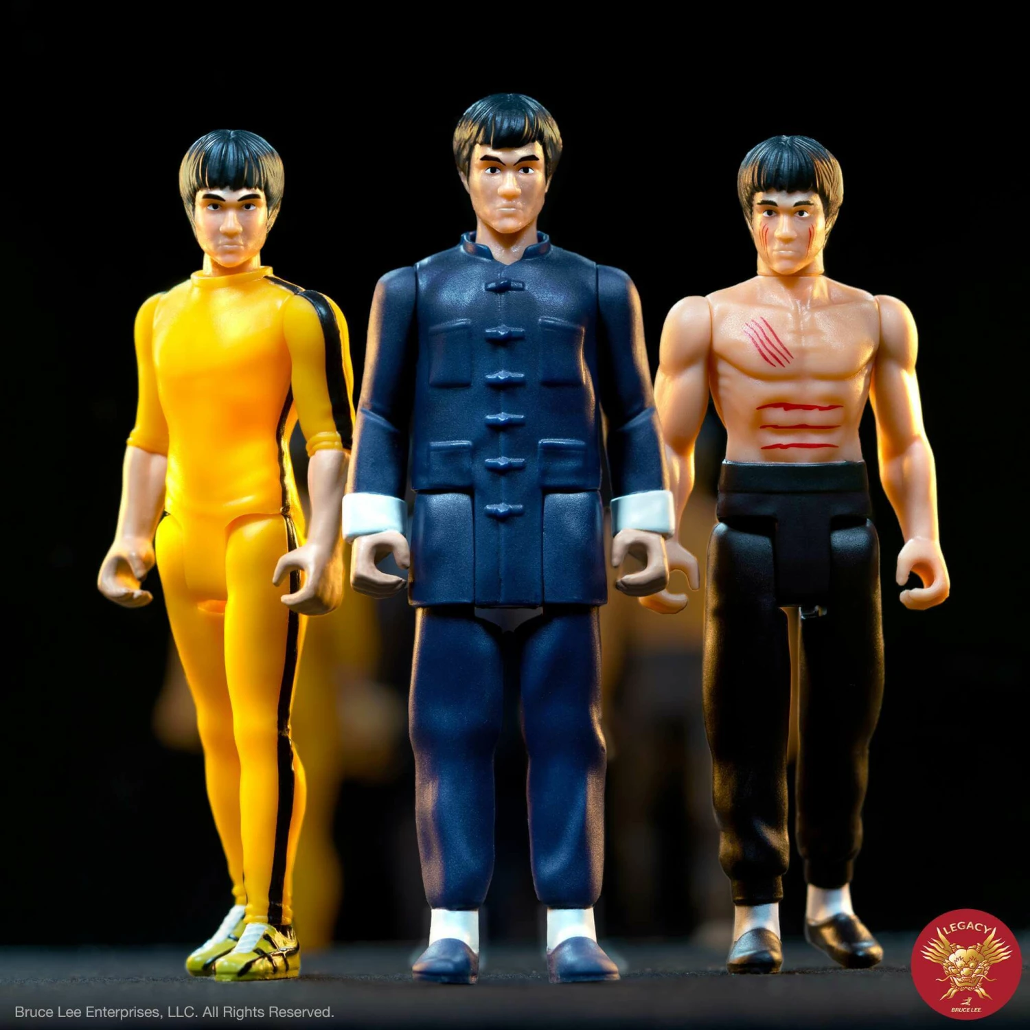 SUPER7 Bruce Lee ReAction Figures Wave 1 - Set Of 3 4 SUPER7 Bruce Lee ReAction Figures Wave 1 - Set Of 3 - Image 2