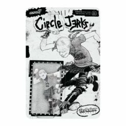 SUPER7 Circle Jerks ReAction Figure - Skank Man (Grayscale)