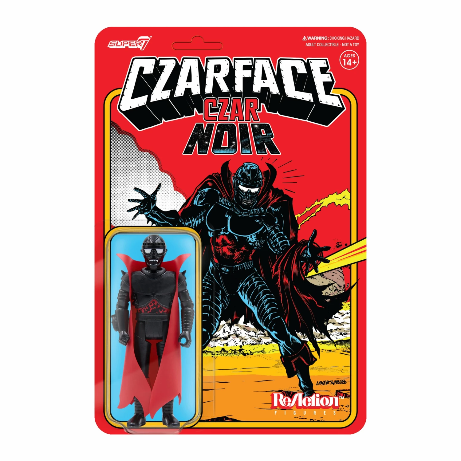 SUPER7 Czarface ReAction Figure - Czarface (Noir) 3 SUPER7 Czarface ReAction Figure - Czarface (Noir)