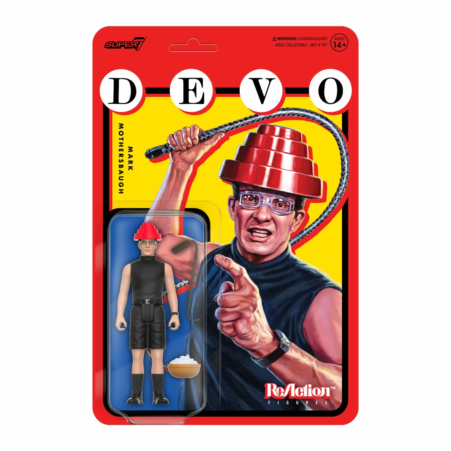 SUPER7 Devo ReAction Figure Wave 1 -Whip It Mark Mothersbaugh 3 SUPER7 Devo ReAction Figure Wave 1 -Whip It Mark Mothersbaugh