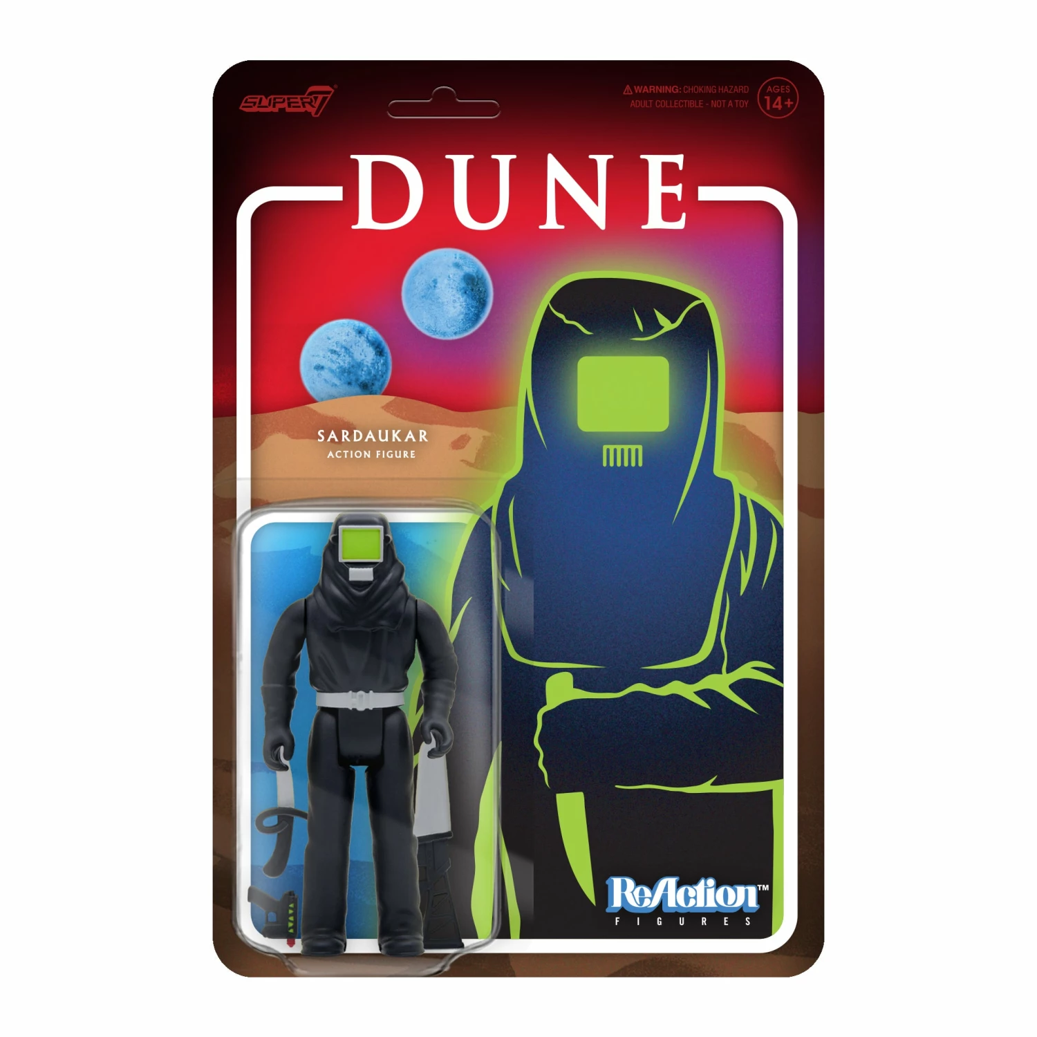 SUPER7 Dune ReAction Figure Wave 1 - Sardaukar Warrior 3 SUPER7 Dune ReAction Figure Wave 1 - Sardaukar Warrior