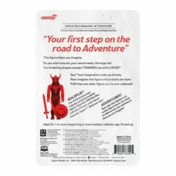 SUPER7 Dungeons And Dragons ReAction - The Formidable Fighter -SUPER7 SHOP RE Dungeons Dragons TheFormidableFighter BackofCard comp