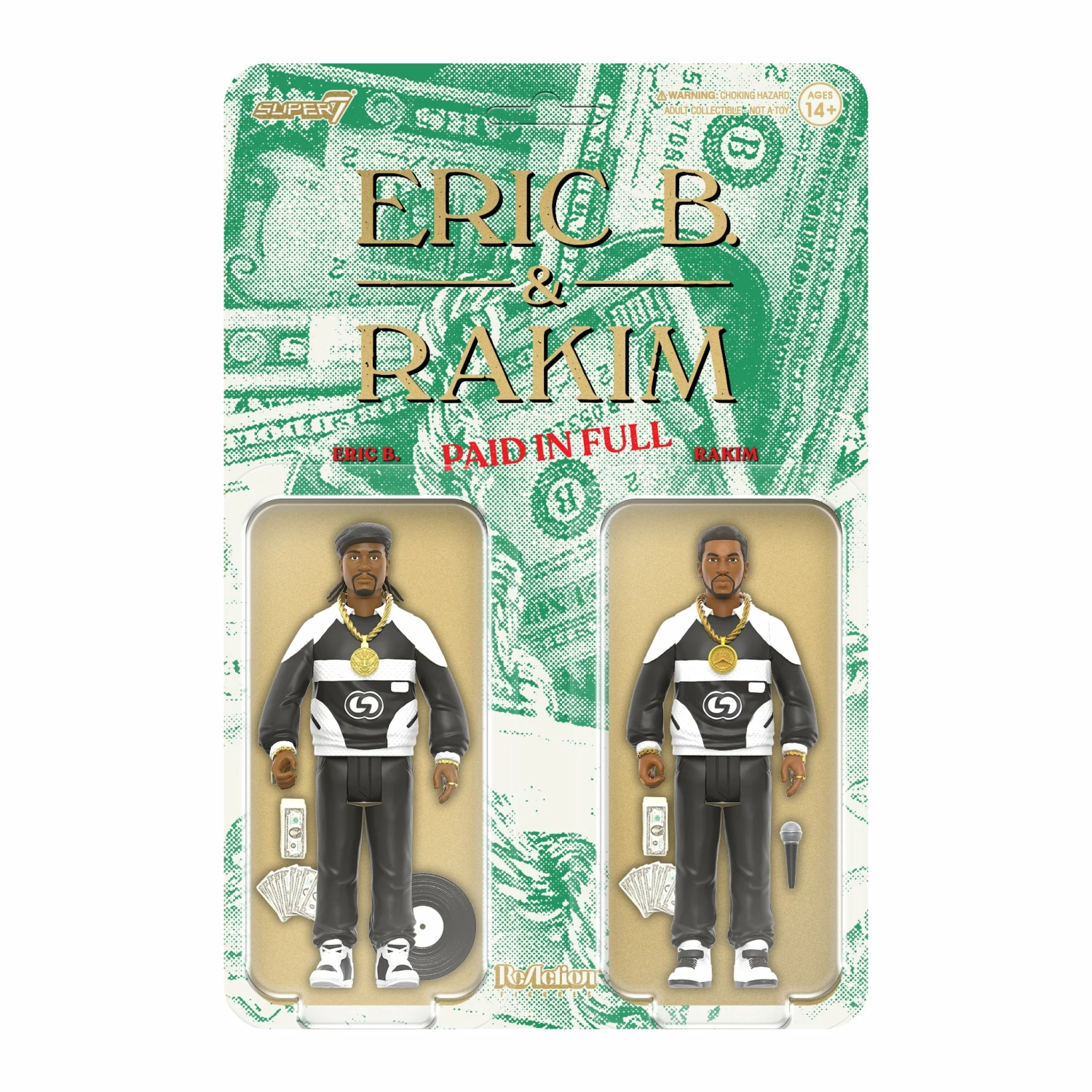 SUPER7 Eric B. & Rakim ReAction Figures - Paid In Full 2-Pack 3 SUPER7 Eric B. & Rakim ReAction Figures - Paid In Full 2-Pack
