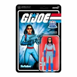 SUPER7 G.I. Joe ReAction Figures Wave 1b - Baroness (Glow Patrol)