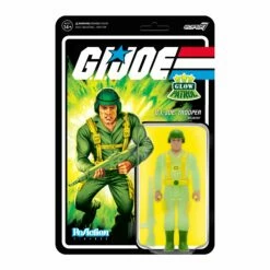 SUPER7 G.I. Joe ReAction Figures Wave 1b - Greenshirt (Glow Patrol)