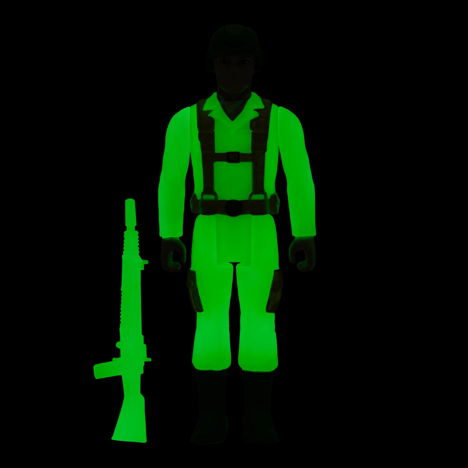 SUPER7 G.I. Joe ReAction Figures Wave 1b - Greenshirt (Glow Patrol) 5 SUPER7 G.I. Joe ReAction Figures Wave 1b - Greenshirt (Glow Patrol) - Image 3