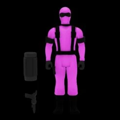 SUPER7 G.I. Joe ReAction Figures - Arctic Rescue Vehicle (Snake Eyes & Blind Woodsman) -SUPER7 SHOP RE GIJoe W1c ArcticRescueVehicle RAHSnakeEyes glow 2048