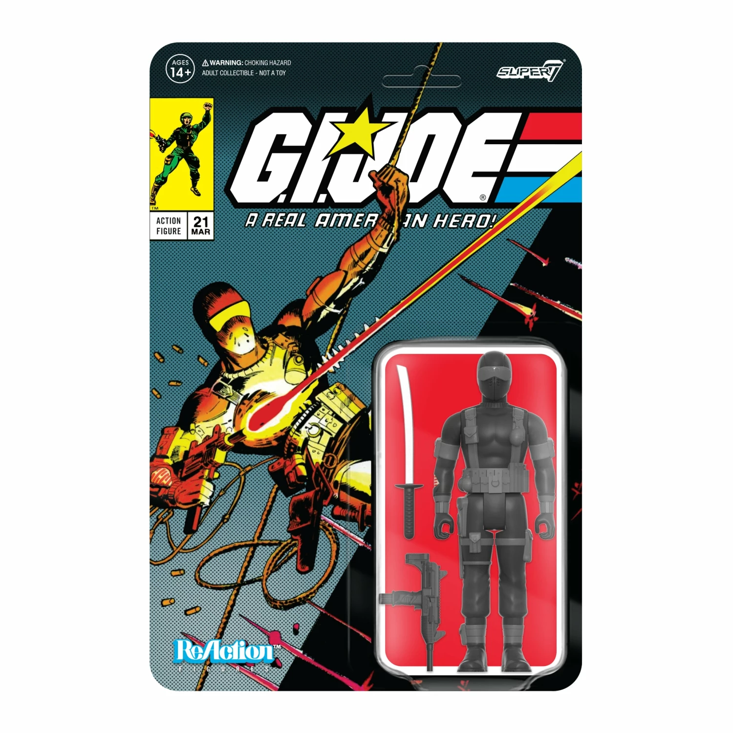 SUPER7 G.I. Joe ReAction Wave 2 - Snake Eyes (Comic V.2) 3 SUPER7 G.I. Joe ReAction Wave 2 - Snake Eyes (Comic V.2)