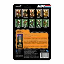 SUPER7 G.I. Joe ReAction Figures Wave 6 - Python Patrol Destro -SUPER7 SHOP RE GIJoe W6 Python Patrol Destro Back of card 2048