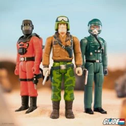 SUPER7 G.I. Joe ReAction Figures Wave 7 - General Hawk -SUPER7 SHOP RE GIJoe W7 JoesGroup Hero comp