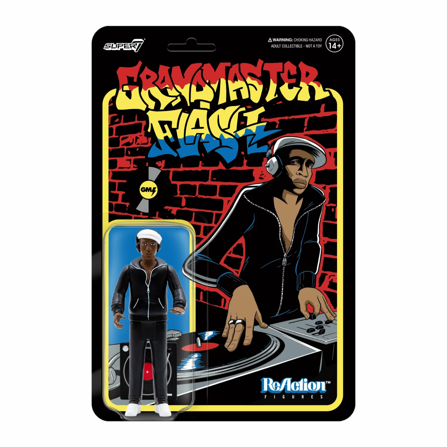 SUPER7 Grandmaster Flash ReAction Figure 3 SUPER7 Grandmaster Flash ReAction Figure