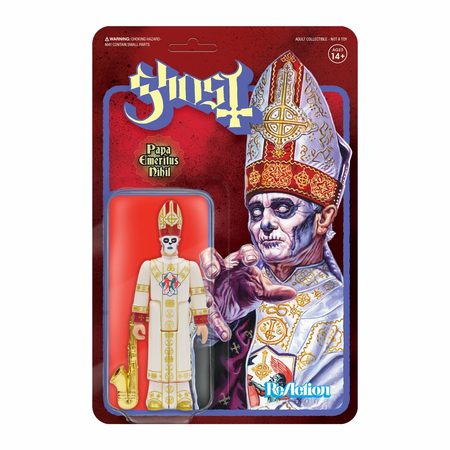 SUPER7 Ghost ReAction Figure - Papa Emeritus Nihil 3 SUPER7 Ghost ReAction Figure - Papa Emeritus Nihil