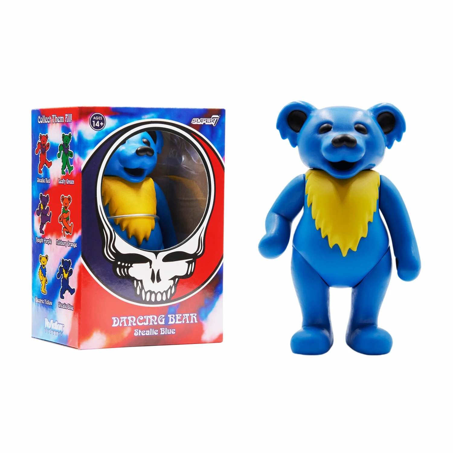 SUPER7 Grateful Dead Reaction Figure - Dancing Bears Box Flat (6 Figures) 6 SUPER7 Grateful Dead Reaction Figure - Dancing Bears Box Flat (6 Figures) - Image 4