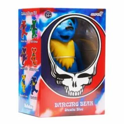 SUPER7 Grateful Dead Reaction Figure - Dancing Bear (Stealie Blue)