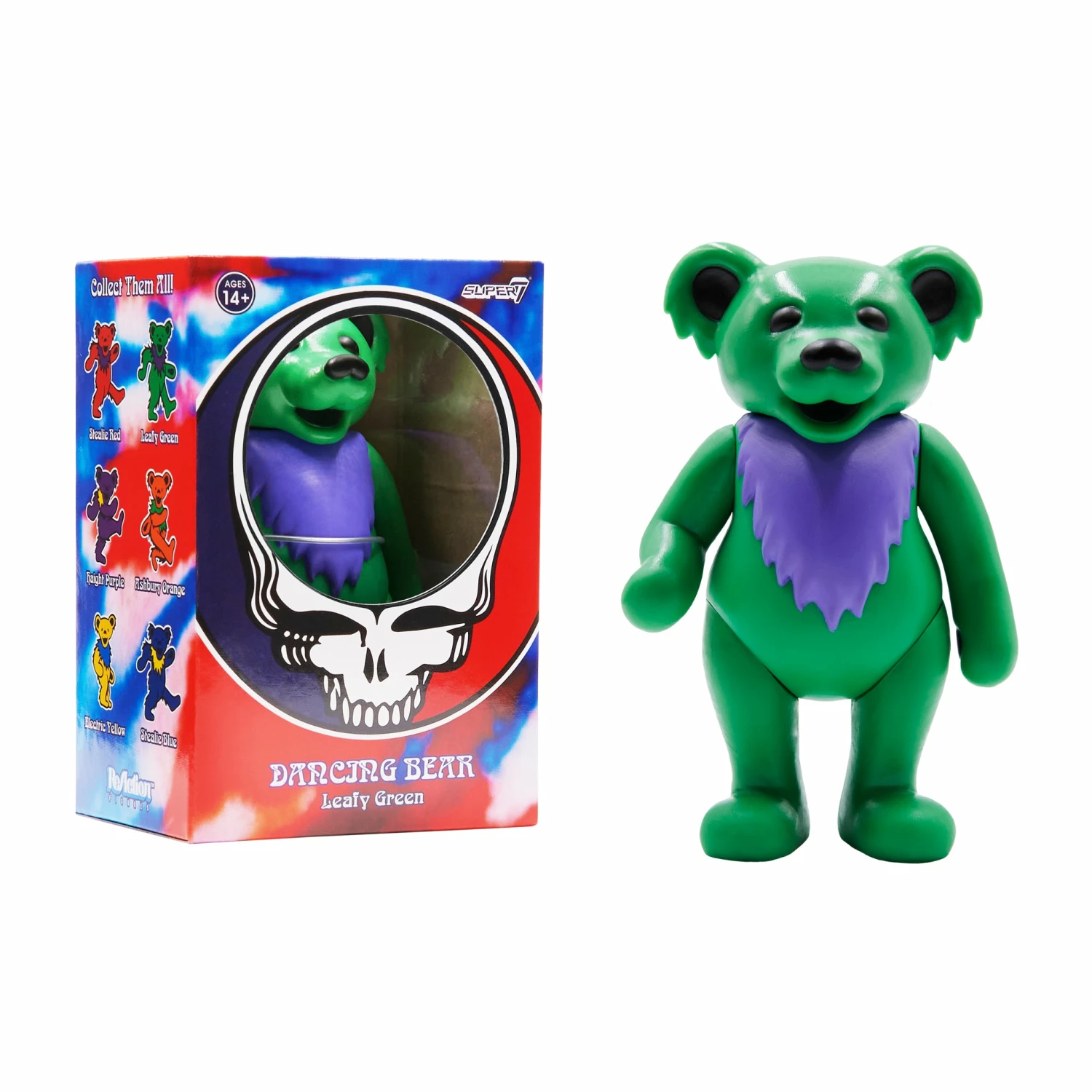 SUPER7 Grateful Dead Reaction Figure - Dancing Bears Box Flat (6 Figures) 7 SUPER7 Grateful Dead Reaction Figure - Dancing Bears Box Flat (6 Figures) - Image 5