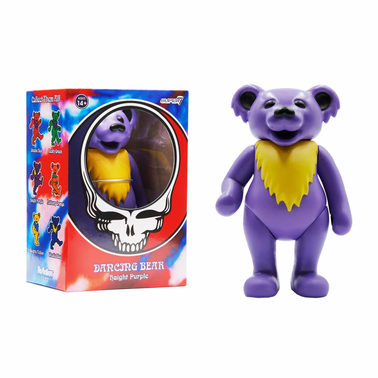 SUPER7 Grateful Dead Reaction Figure - Dancing Bears Box Flat (6 Figures) 9 SUPER7 Grateful Dead Reaction Figure - Dancing Bears Box Flat (6 Figures) - Image 7