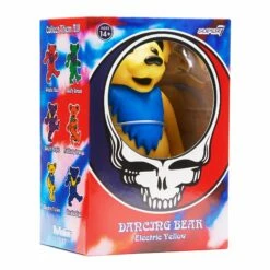 SUPER7 Grateful Dead Reaction Figure - Dancing Bear (Electric Yellow)