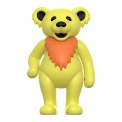 SUPER7 Grateful Dead ReAction Figure - Dancing Bear Glow (Electric Yellow) -SUPER7 SHOP RE GratefulDead W3 DancingBears Glow Yellow 2048crop