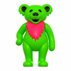 SUPER7 Grateful Dead ReAction Figure - Dancing Bear Glow (Leafy Green) -SUPER7 SHOP RE GratefuleDead W3 DancingBears Glow Green 2048