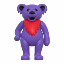 SUPER7 Grateful Dead ReAction Figure - Dancing Bear Glow (Haight Purple) -SUPER7 SHOP RE GratefuleDead W3 DancingBears Glow Purple 2048