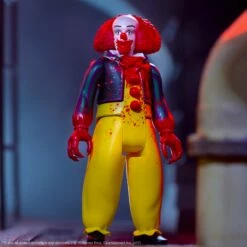 SUPER7 IT ReAction Figure - Pennywise Monster (Blood Splatter) -SUPER7 SHOP RE IT W2 Pennywise Bloodspatter Hero 1 2048