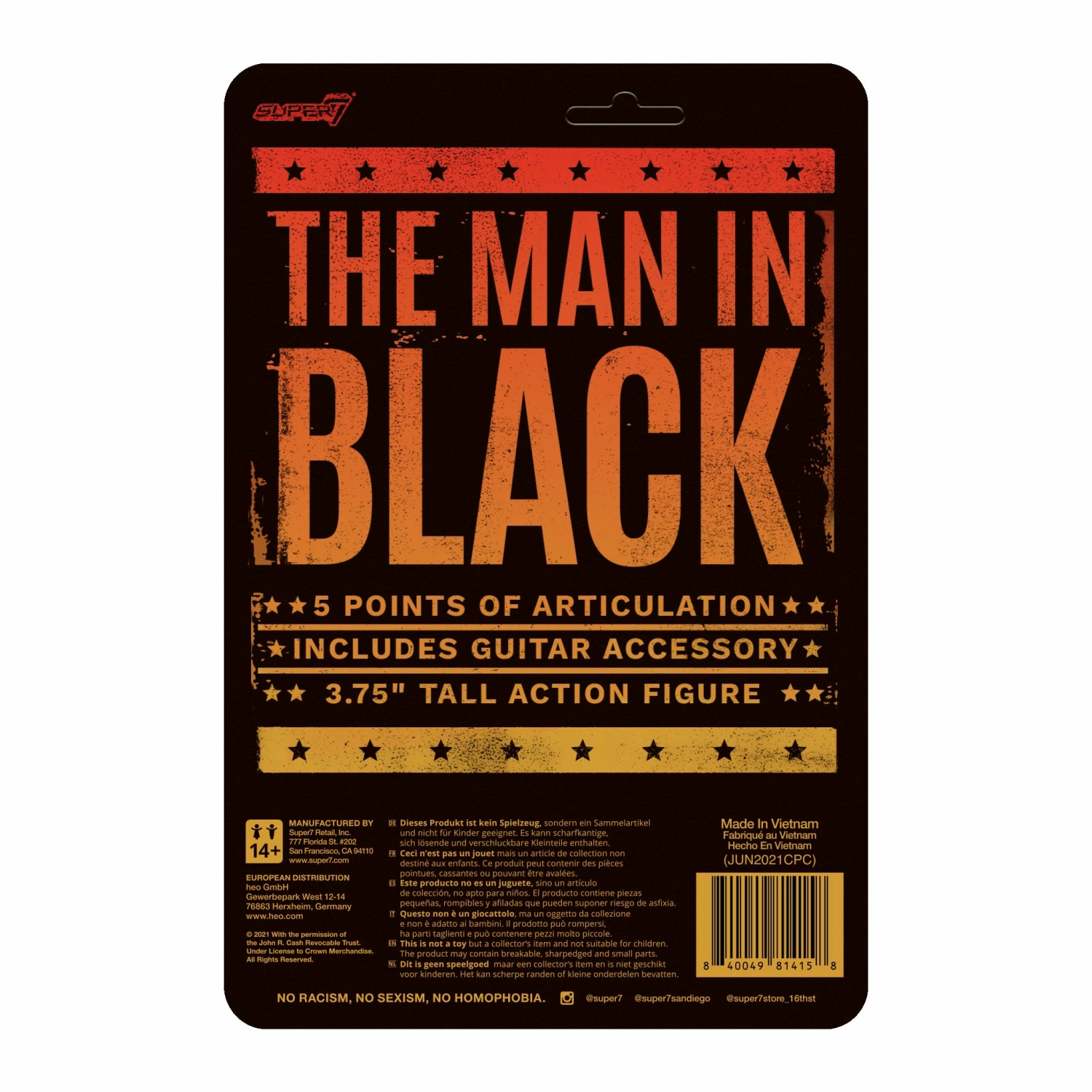 SUPER7 Johnny Cash ReAction Figure - The Man In Black 5 SUPER7 Johnny Cash ReAction Figure - The Man In Black - Image 3