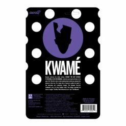 SUPER7 Kwamé ReAction - Kwamé (Black/White Polka Dot) -SUPER7 SHOP RE Kwame W1 BackofCard comp