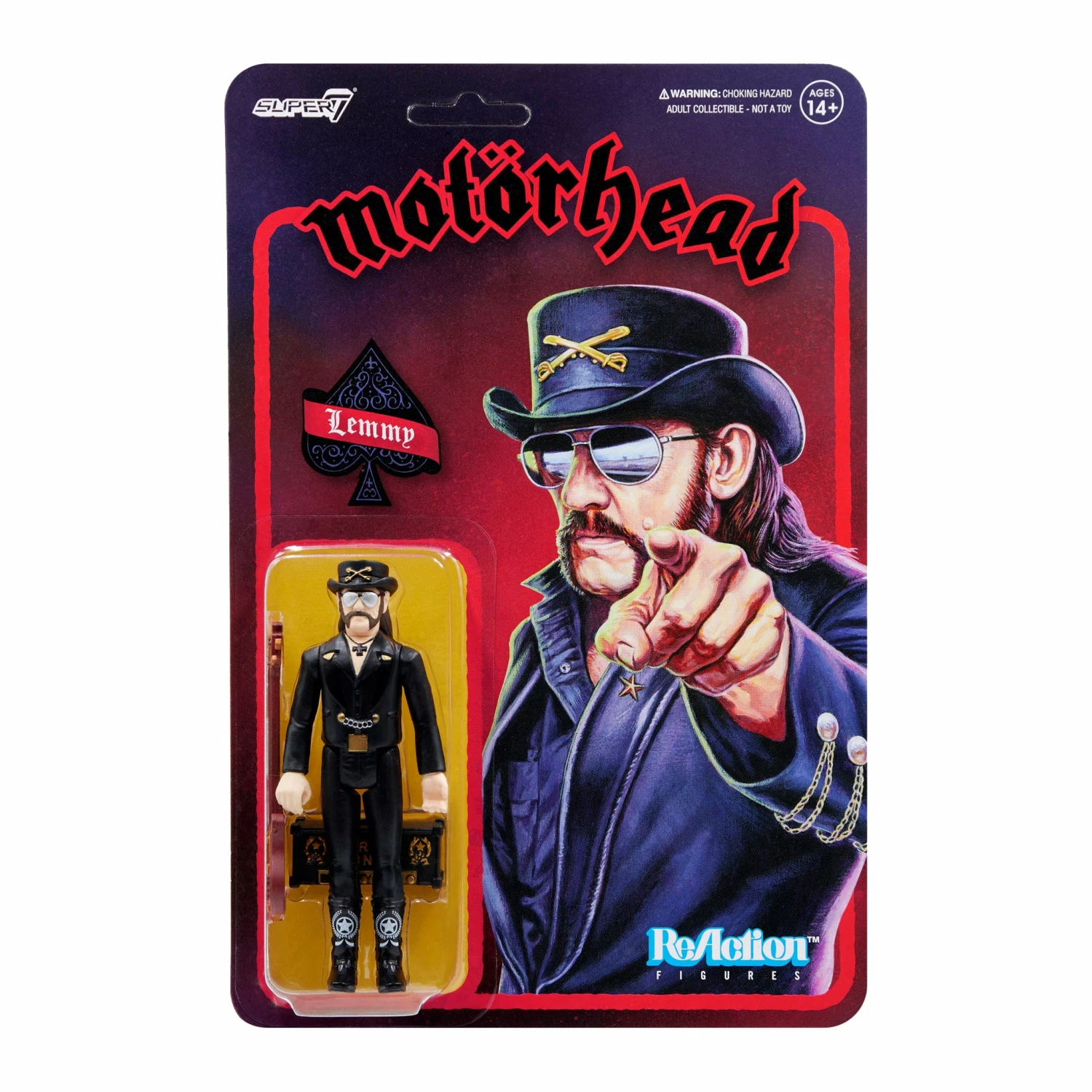 SUPER7 Motorhead ReAction Figure - Lemmy (Modern Cowboy) 3 SUPER7 Motorhead ReAction Figure - Lemmy (Modern Cowboy)