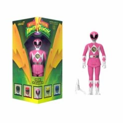 SUPER7 Mighty Morphin Power Rangers ReAction SDCC 2023 - Pink Ranger [Triangle Box] [SDCC 2023]