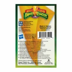 SUPER7 Mighty Morphin Power Rangers ReAction SDCC 2023 - Red Ranger [Triangle Box] [SDCC 2023] -SUPER7 SHOP RE MMPR Red Ranger BackofBox comp