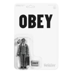 SUPER7 They Live ReAction Figure - Male Ghoul (Black & White)