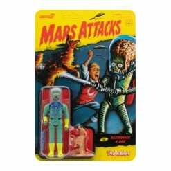 SUPER7 Mars Attacks ReAction Figure - Destroying A Dog