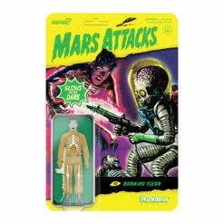 SUPER7 Mars Attacks ReAction Wave 2 - Burning Flesh (Glow)